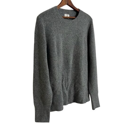 J.Crew Extra Soft Heathered Crew Neck Sweater Top Gray Medium - Picture 3 of 8